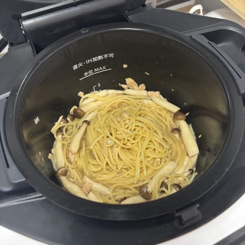 ホットクック ツナパスタ