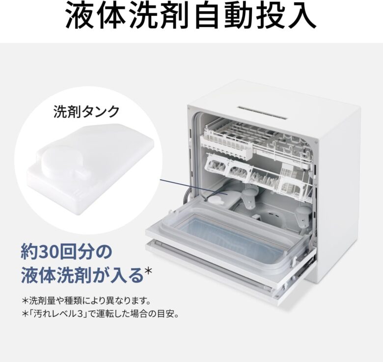NP-TZ500 洗剤自動投入